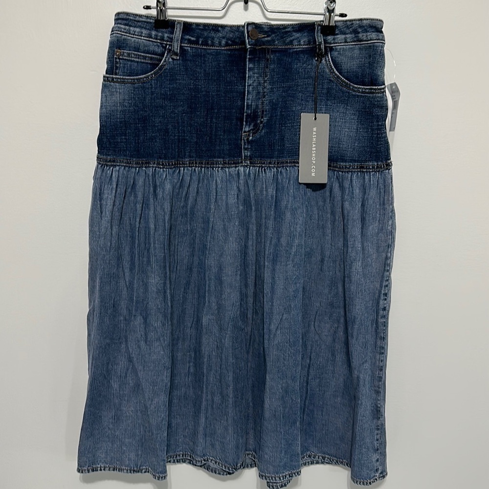 WASH LAB sally mid skirt​​​​​​​